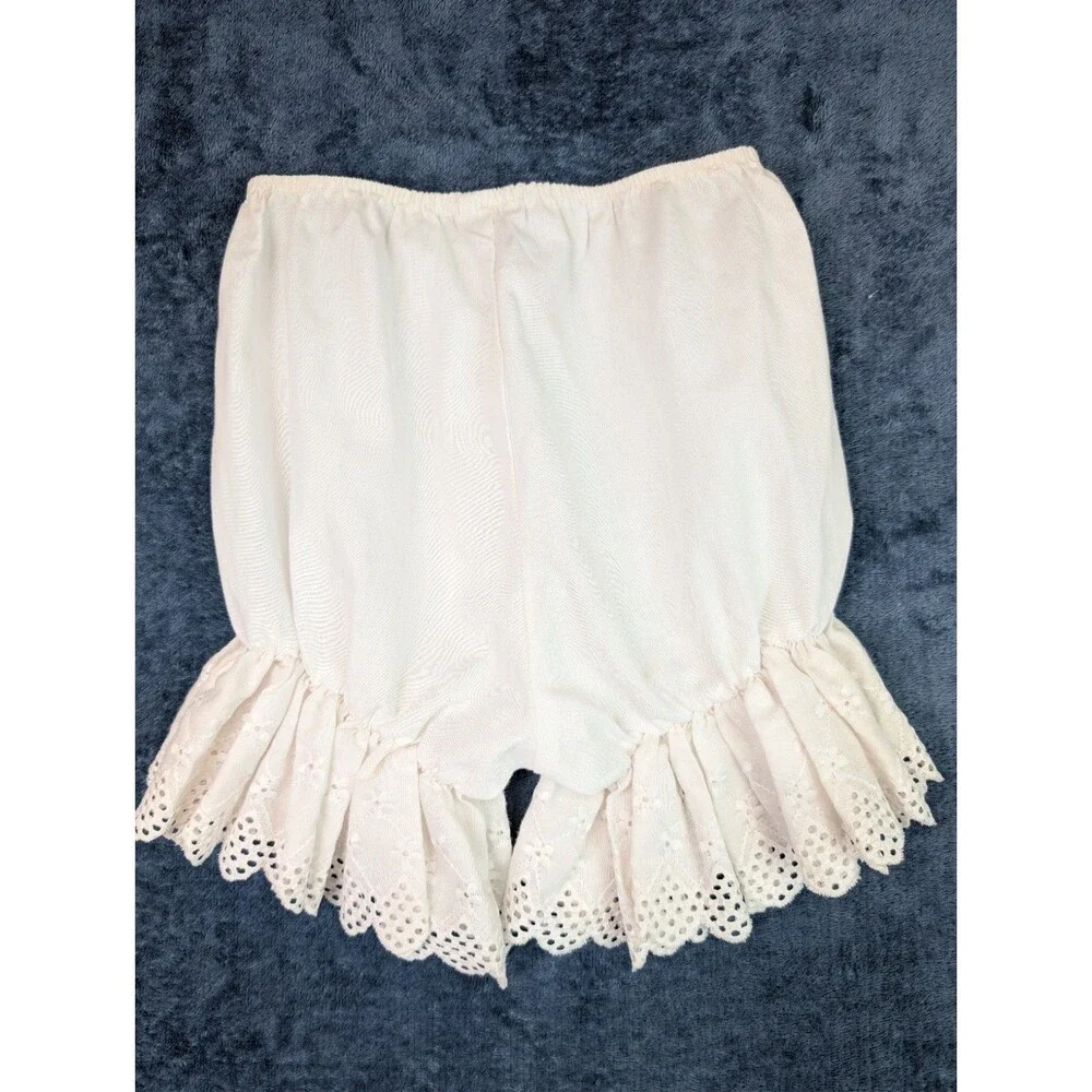 Chocolate Soup Girls Cotton Lace Bloomers White Size 4T - Picture 5 of 7